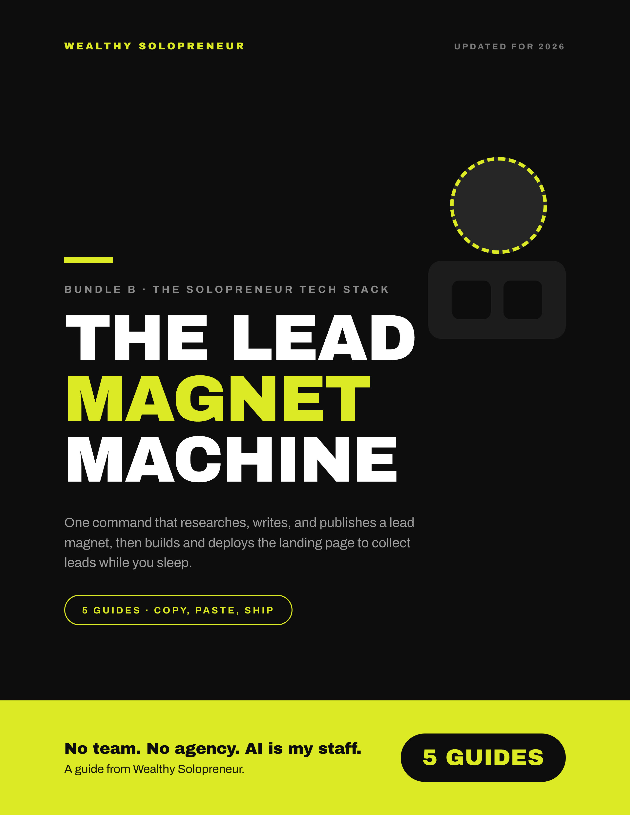 The Lead Magnet Machine cover